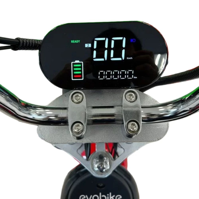 НОВАЯ ПАРТИЯ! Электровелосипед EVOBIKE Spark X2 PRO Двухколесная модель (48V 24Ah 2000W) с гидравлическими тормозами КРАСНЫЙ