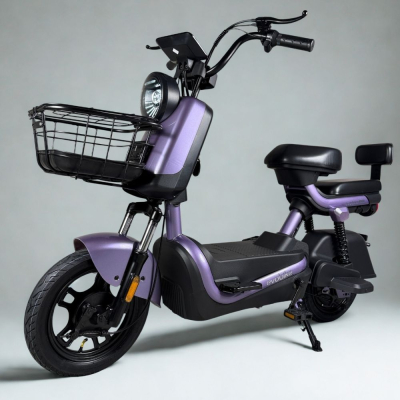 Электровелосипед EVOBIKE ATLAS PRO 14" (60V 20Ah 800W) Фиолетовый НОВИНКА! 