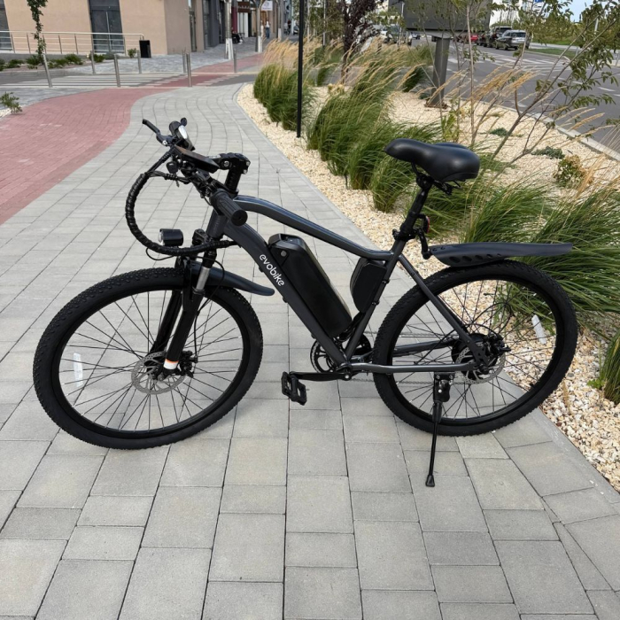 Електровелосипед EVOBIKE Vivo N2 PRO (18Ah 800W ) 26" | зі знімним акумулятором СІРИЙ (ГРАФІТ)
