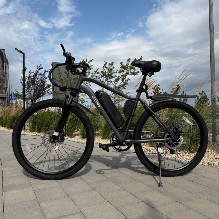 Електровелосипед EVOBIKE Vivo N2 PRO (18Ah 800W ) 26" | зі знімним акумулятором СІРИЙ (ГРАФІТ)