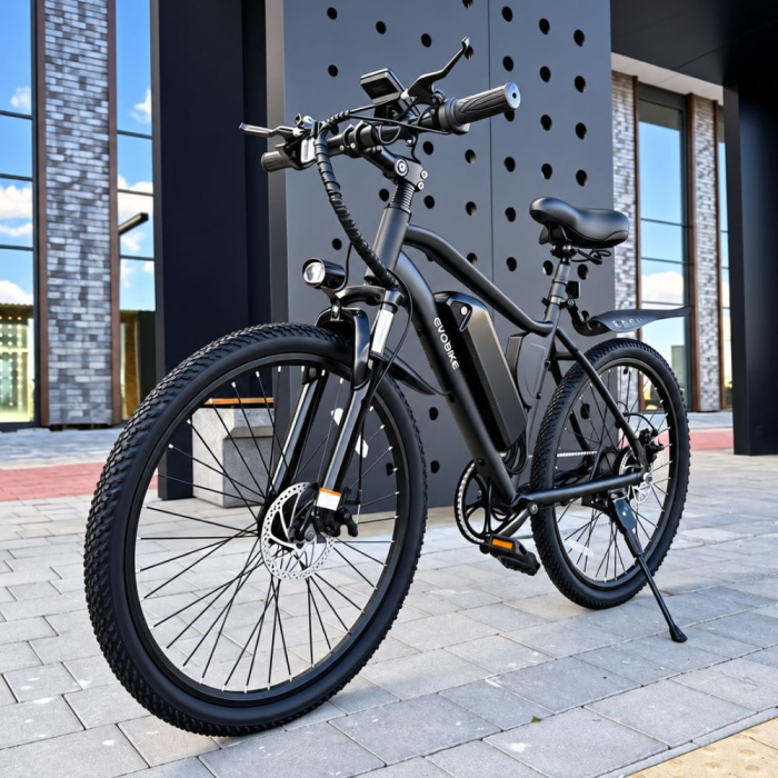 Електровелосипед EVOBIKE Vivo N2 PRO (18Ah 800W ) 26" | зі знімним акумулятором Чорний