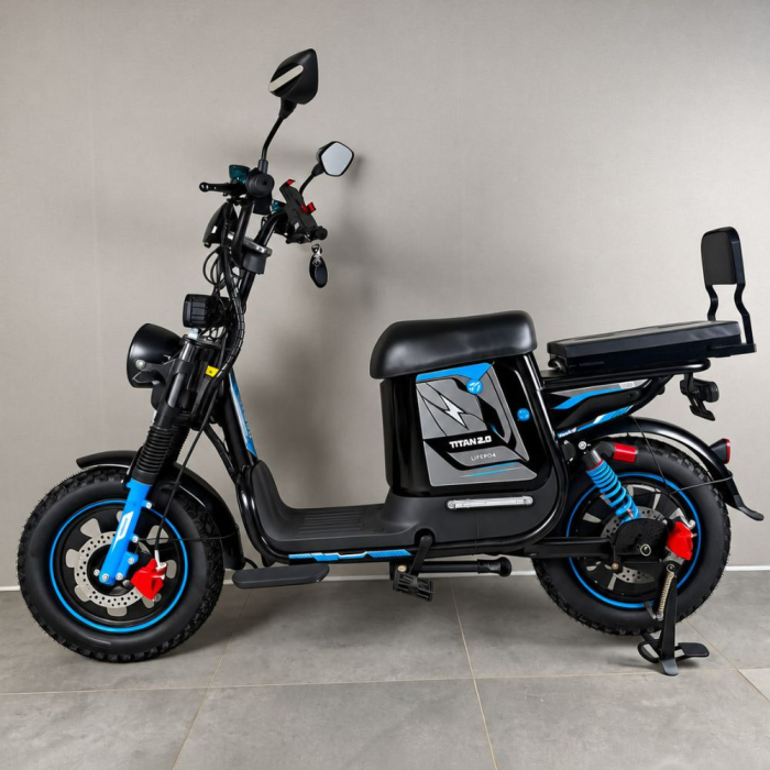 Електровелосипед MINAKO Titan 2.0 (16" 60V 35Ah 1500W) Синій