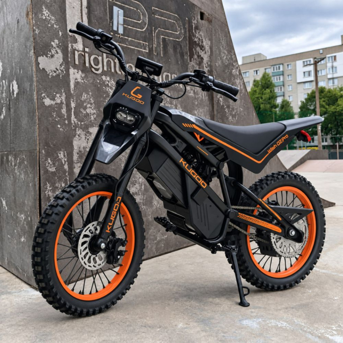 KUGOO Wish 02 Pro|2500W|60V 27Ah Li-ion |19"/17" | Гідравлічні гальма | Електровелосипед