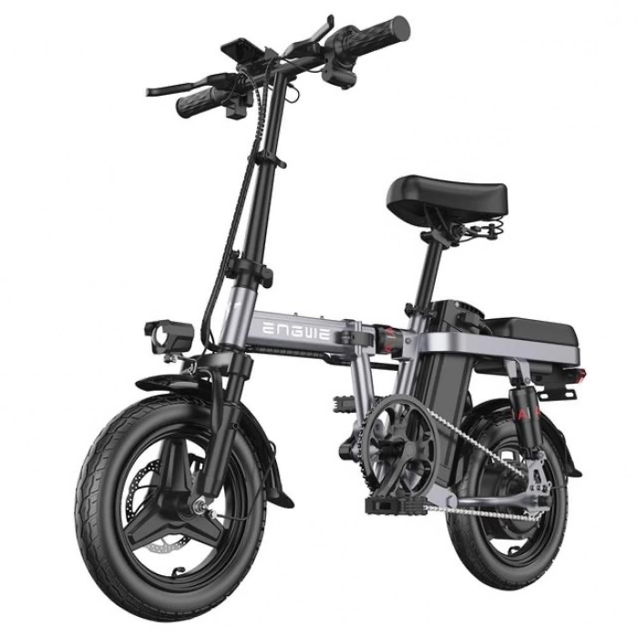 Электровелосипед Engwe T14 (350 Вт, 10 А/ч, 48 в, 25 км/час), колеса 14", серый