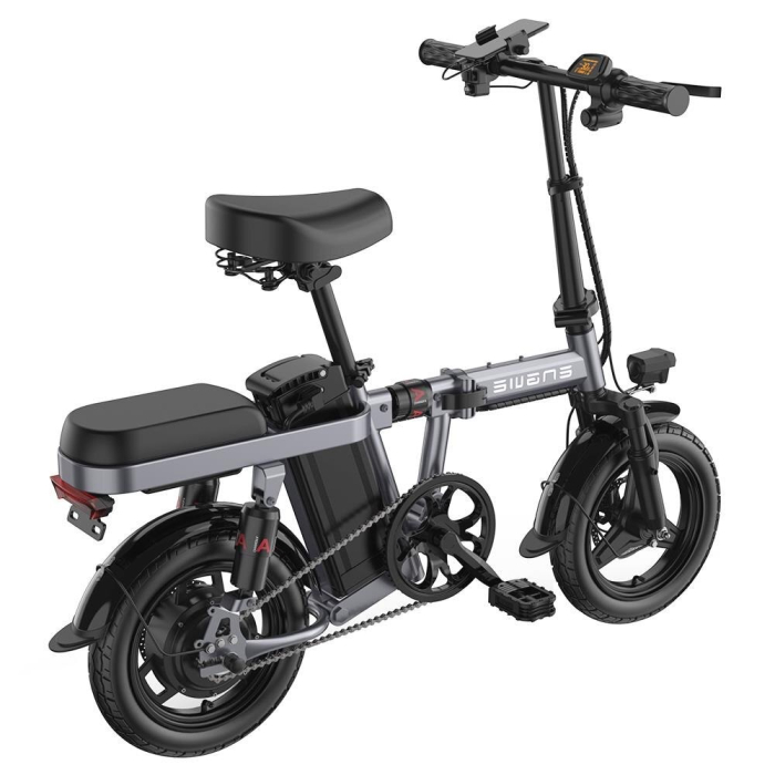 Электровелосипед Engwe T14 (350 Вт, 10 А/ч, 48 в, 25 км/час), колеса 14", серый
