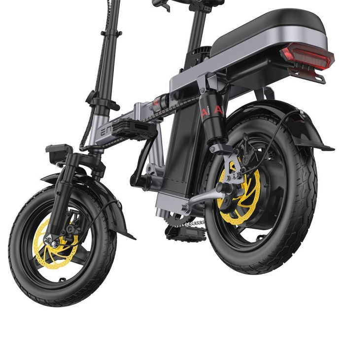 Электровелосипед Engwe T14 (350 Вт, 10 А/ч, 48 в, 25 км/час), колеса 14", серый