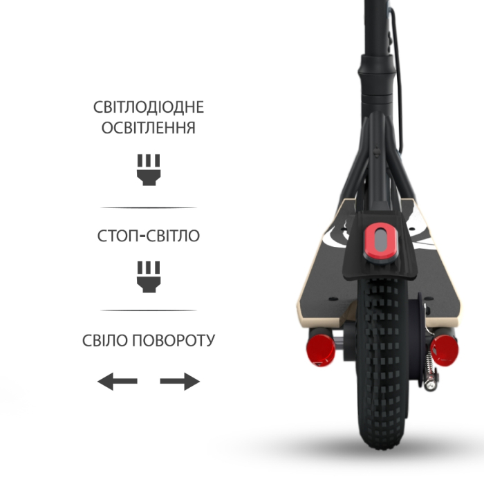 Електросамокат GIANT Wings Premium 600W 13AH 9.25″ Чорний NEW